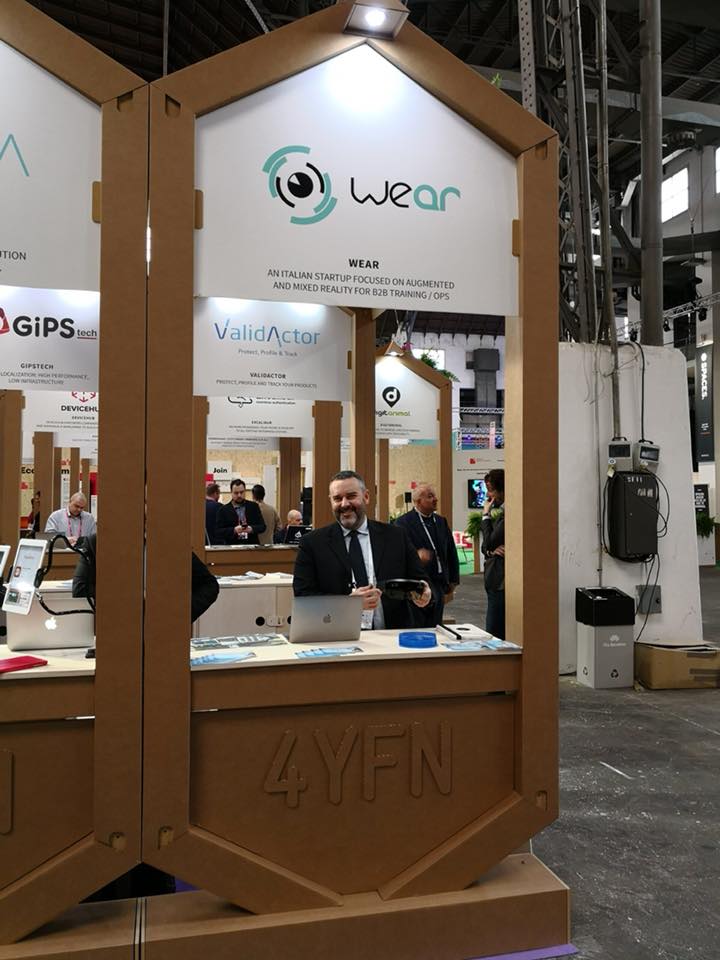 weAR booth at 4YFN 2018